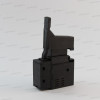 Выключатель ZLB KR8, 8(8)A/250V, 12(8)A/125V для Дрели Фиолент МСУ-2/3,5А (аналог Ломов)